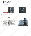 Tpm 2 0 Module Trusted Platform For Asus Motherboard 14 Pin Spi Card Windows 11