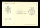 Postal History Vatican City  391 Fdc Maximum Card Bible Jews Joel Judaica 1964