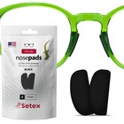 Ultra-thin Anti-slip Eyeglass Nose Pads - 5 Pairs Black  0 6mm  Usa Made  Micros