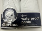 3 Pack Gerber Waterproof Pants 2t Training Pants 28-32 Lbs Cloth Diaper Cover