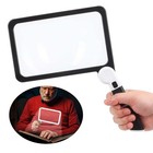 5x Magnifying Glass With 48 Led Light Clarity Handheld Seniors Reading magnifier