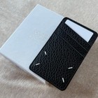 Maison Margiela 11 25ss 4-stitch Leather Card Case Card Holder Wallet Black