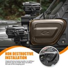 A-pillar Light System Mount For Jeep Wrangler 4xe Carbon Fiber