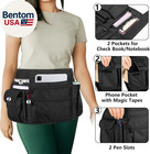 Waitress Server Apron With Multiple Pockets  Half Apron With Adjustable Belt For