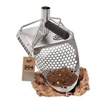Heavy Duty Sand Scoop For Metal Detecting - Stainless Steel Sifter Shovel 11x7