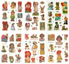 Vintage Journal Stickers For Scrapbooking  Ephemera Sticker Fairytale Stickers