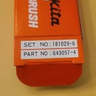 Cb 57 Makita Carbon Brush Set 2 Pc Cb-57 Part No   643057-4 Set No  181029-4