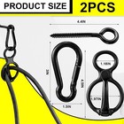 2 Sets Horse Tie Ring  Horse Tack And Supplies Horse Training Equipment Safe