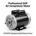 New Air Compressor Motor 23378805 54421193 Fits Ingersoll Rand 230v 3450 Rpm 5hp