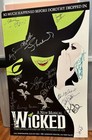 Wicked 2005 Cast Signed Broadway Cares Theatre Poster Bcefa Shelley Bean Nyc