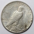 1922  1 Peace Silver Dollar Uncirculated - Raw - Great Luster   Nice Coin