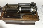  Edison Home Phonograph   Mod C Reproducer  lg Horn W 3 Wax Cylinder 