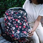 Milk Snob Newborn Infant Nursing Cover - Multi-use Baby Car Seat Canopy - Peony