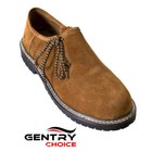 Mens Bavarian Leather Shoes Traditional German Shoes Outfit Oktoberfest Costume