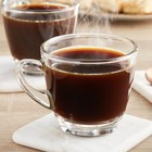 Set Of 4 Glass Coffee Cups Mugs With Handle Perfect For Latte Tea 8 5 Oz