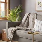 Woven Throw Blanket Cream neutral - Threshold