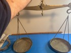 Antique Solid Brass  Large Balance Scale 19th Century