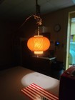 This Rare Vintage Spun Fiberglass Pendant Lamp Is A 1960s Mcm Made In Germany 