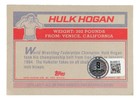 Hulk Hogan Signed Reprint 1985 Topps  1 Rookie Card Bas