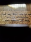 Fried  Aug  Glass  Violin 1770 3 4 Size