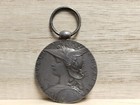 1895 French Madagascar Campain Silver Medal  15 7g  30mm 