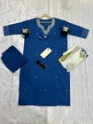 Women   s Blue Kurta Palazzo Set With Floral Printed Dupatta Jaipur Kurti Set