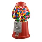 Vintage Gumball Machine - Red 11  Candy Dispenser  Retro Style  Classic Decor