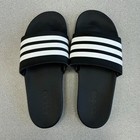 New Adidas Men s Size 7 Adilette Shower Slides Black   White