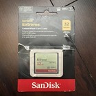 Sandisk Extreme 32 Gb Udma7 Compactflash Card  Black  And Gold Sdcfxsb-032g-g46
