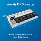  7-day  Am pm Pill Organizer  Vitamin Case  And Medicine Box  Large Compartments