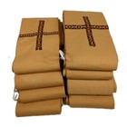 Lot Of 8 Dark Gold Handmade Liturgical Stoles Priest Christian Vestments 