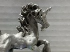 Vintage 1995 Pewter Unicorn Figurine Com Stock    pre-owned