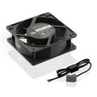 New 110 Cfm Axial Muffin Fan Super Blower Fireplace 120mm Ac 4   hs1238a-w 