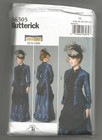 6305 Butterick Sewing Pattern History 1870-1880 Boned Top Skirt Sz 16 18 20 22