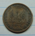 1837 Hard Times Token   Millions For Defence   Not One Cent   Copper    Ht67