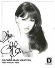 Rachel Jean Marteen Signed Promo Photo Playboy Playmate Miss August 1995