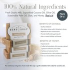 Goat Milk Soap Handmade Natural Oatmeal Honey Dry Skin 4 5oz Pack Bend Company