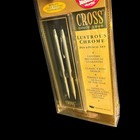Cross Double Desk Set Lustrous Chrome Pen Pencil New In Original Package
