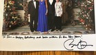 President Barack Obama Signed   Inscribed 2009 White House Christmas Photo - Psa