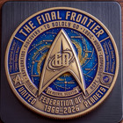 Star Trek 60th Anniversary Challenge Coin 1966-2026 Enterprise Commemorative