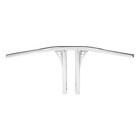 12  Rise 1 25 chrome T-bar Straight-up Handlebar For Harley 3 5 C To C Hole
