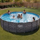 Bestway Apx 365 20 x52  Round Above Ground Swimming Pool Set With Pump   Ladder