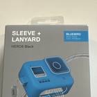 Gopro Silicone Sleeve And Adjustable Lanyard Kit For Gopro Hero8 Black  blue 