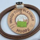 Lot 5 Loving Touch Flexible Embroidery Hoops  Wood Tone Nos 5    4    3    Oval Round