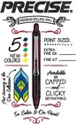 Precise V5 Rt Refillable Rolling Ball Pens  Extra Fine 0 5mm Black 2-pack 26050