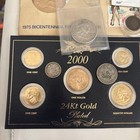 Old Us Mixed Coin Collection Lot Silver Gold Platinum 
