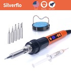 Soldering Iron Electric Gun Adjustable Temperature 100w Welding Tool Kit