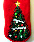 Merry   Bright Ugly Christmas Dog Sweater Size Xs Festive Sparkly Holiday New