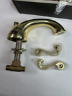 Vintage Price Pfister Society Finishes Polished Brass Widespread Lavatory Faucet