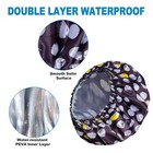 Shower Cap For Women Set Of 4  Bath Caps  Double Layers Hair Caps Multicolor 